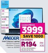 Game Mecer Intel Celeron Laptop offer
