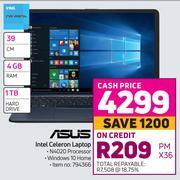 Game Asus Intel Celeron Laptop offer