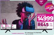 Game Hisense 70" (177cm) UHD Smart TV 70A7100 offer
