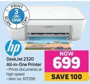 Game HP Deskjet 2320 All-In-One Printer offer
