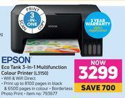 Game Epson Eco tank 3-In-1 Multifunction Colour Printer L3150 offer
