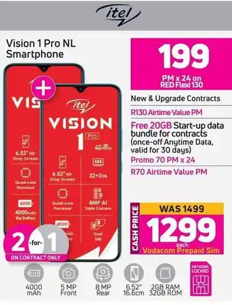 Game Itel Vision 1 Pro NL Smartphone offer