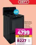 Game Defy Electric Stove Black DSS 694 offer