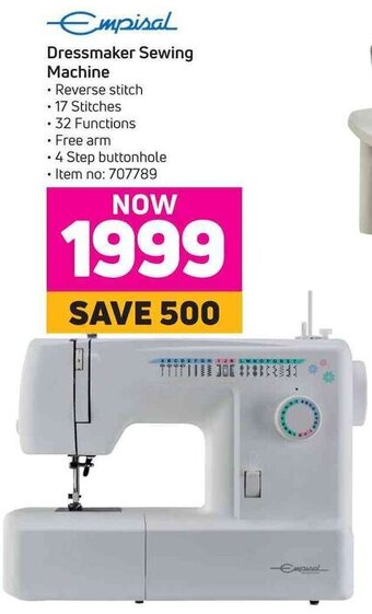 Game Empisal Dressmaker Sewing Machine offer