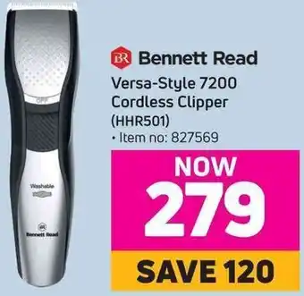 Game Bennett Read Versa Style 7200 Cordless Clipper HHR501 offer