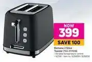 Game Meiger Romana 2 Slice Toaster TEG-STP01B offer