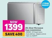 Game Hisense 26L Silver Microwave Oven H26MOMS5H offer