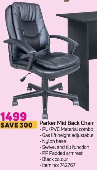 Game Parker Mid Back Chair offer