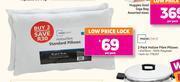 Game Mainstays 2 Pack Hollow Fibre Pillows 45 x 70cm offer