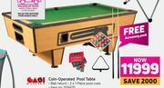 Game Easi Eight Coin Operated Pool Table offer