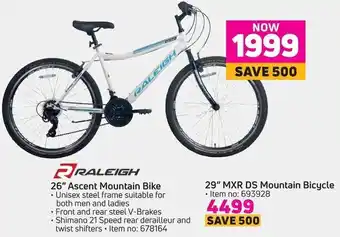 Game Raleigh 26" Ascent Mountain Bike offer