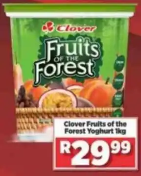 Big Save Clover Fruits of the Forest Yoghurt 1kg offer