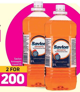Game Savlon Antiseptic Liquid 2 x 2L offer