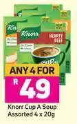 Game Knorr Cup A Soup Assorted 4 x 20g offer