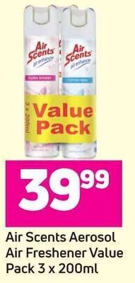 Game Air Scents Aerosol Air Freshener Value Pack 3 x 200ml offer