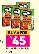 Game Miami Braai Relish 4 x 410g offer