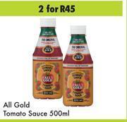 Game All Gold Tomato Sauce 2 x 500ml offer