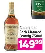 Commando Cask Matured Brandy 750ml
