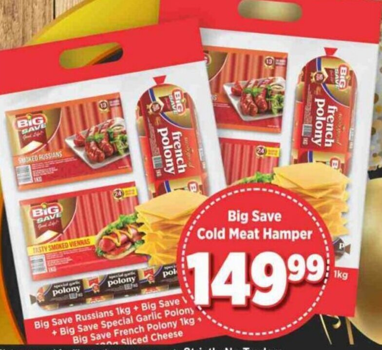Big Save Cold Meat Hamper offer at Big Save