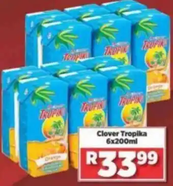 Big Save Clover Tropika 6x200ml offer