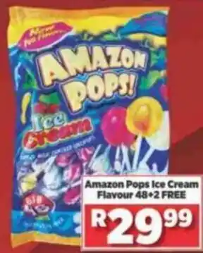 Amazon Pops Ice Cream Flavour 48+2 FREE