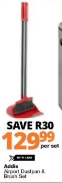 Checkers Addis Airport Dustpan & Brush Set offer