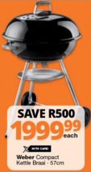 Weber Compact Kettle Braai 57cm