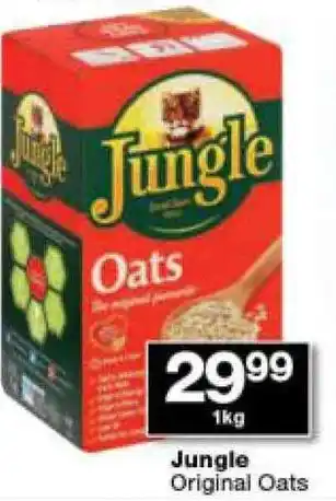Checkers Jungle Original Oats 1kg offer