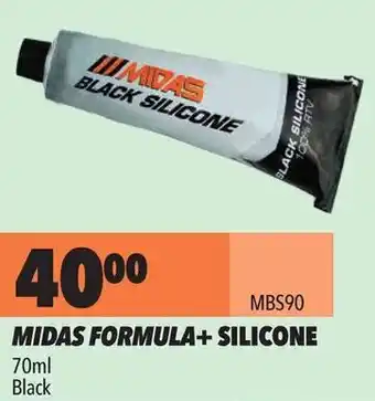 Midas Midas Formula+ Black Silicone 70ml offer