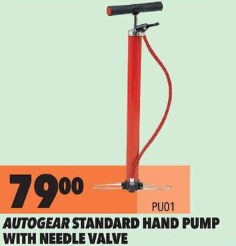Autogear Standard Hand Pump with Needle Valve