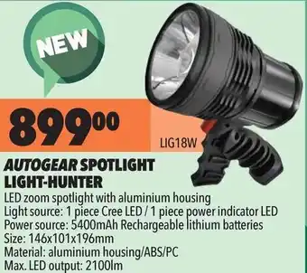 Autogear Spotlight Light-Hunter