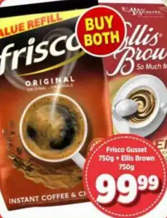 Big Save Frisco Gusset 750g + Ellis Brown 750g offer