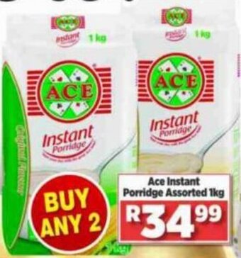 Big Save Ace Instant Porridge Assorted 1kg offer