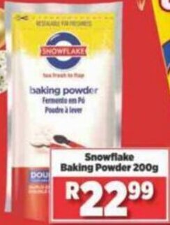 Snowflake Baking Powder 200g