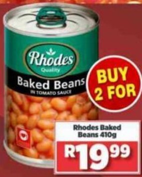 Big Save Rhodes Baked Beans 410g offer