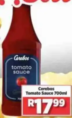 Big Save Cerebos Tomato Sauce 700ml offer