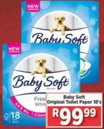 Baby Soft Original Toilet Paper 18's