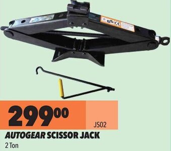 Autogear Scissor Jack 2 Ton JS02