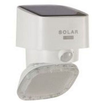 Eurolux mars 2 solar & sensor wall light white
