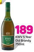 Game KWV 5 Year Old Brandy 750ml offer