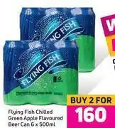 Game Flying Fish Chilled Green Apple Flavoured Beer Can 6 x 500ml offer