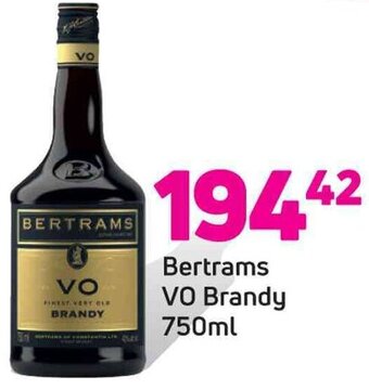Bertrams VO Brandy 750ml
