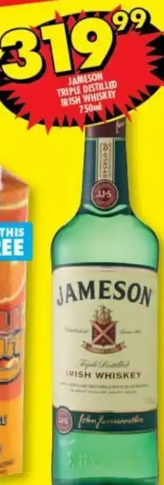 Shoprite Jameson whiskey offer