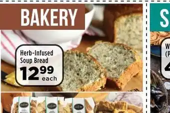 Food Lover's Market Soup bread offer