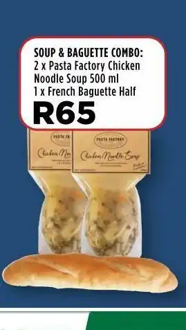 Food Lover's Market Soup baguette offer