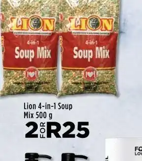 Food Lover's Market Lion soup mix 2 offer