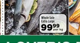Food Lover's Market Sole offer