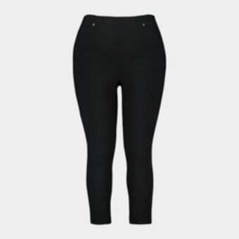 Donna Plus size comfort waist bengaline pants with mock pocket offer