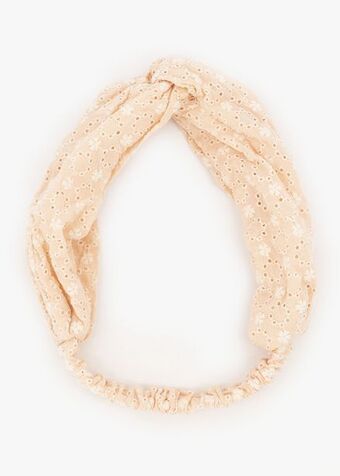 Woolworths Broderie anglaise cotton headband offer