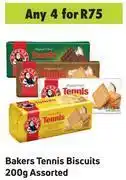 Game Bakers Tennis Biscuits 200g Assorted- For Any 4 offer